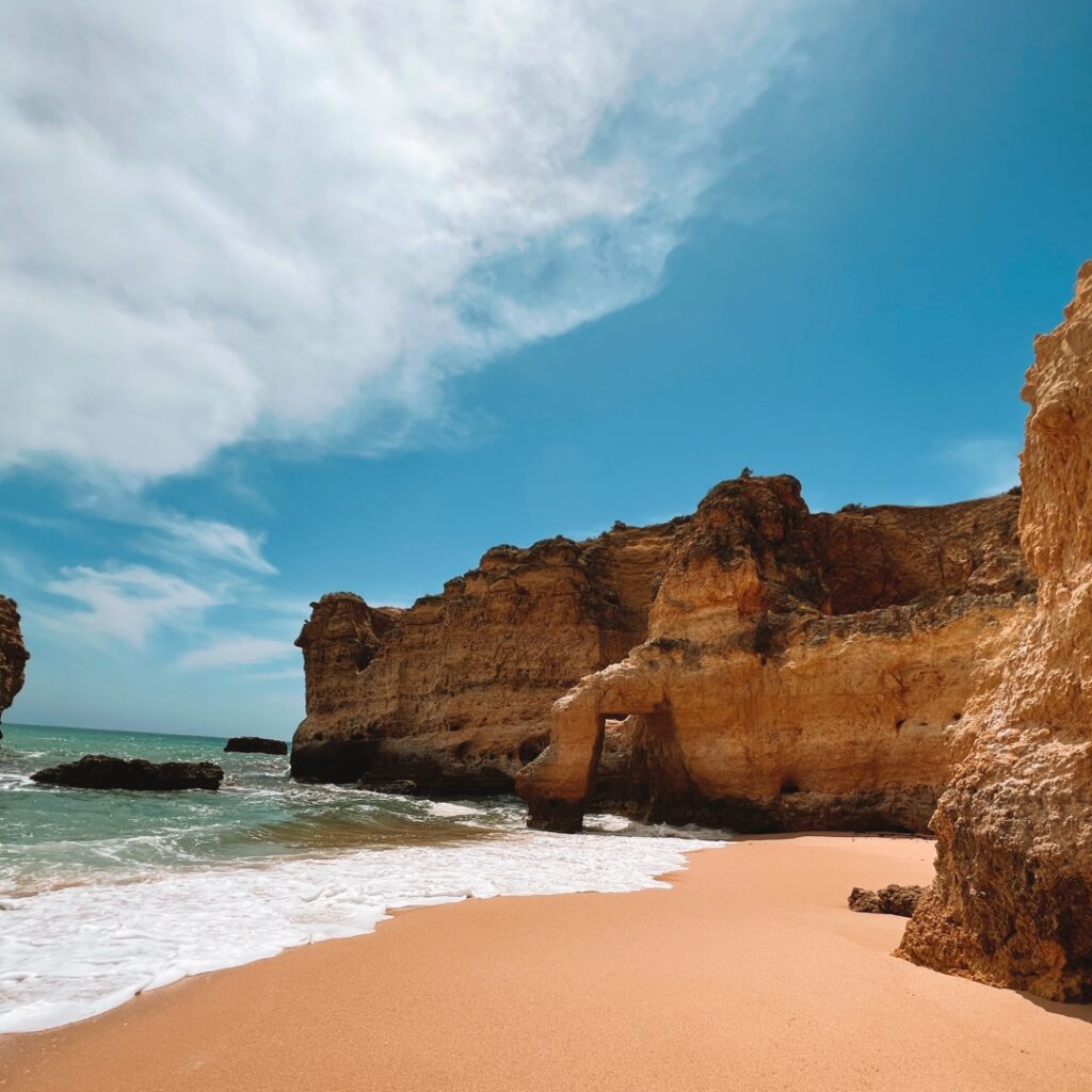 Coast in Albufeira, Portugal