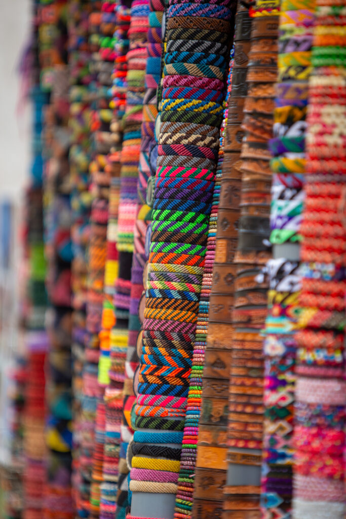 peruvian souvenier bracelets