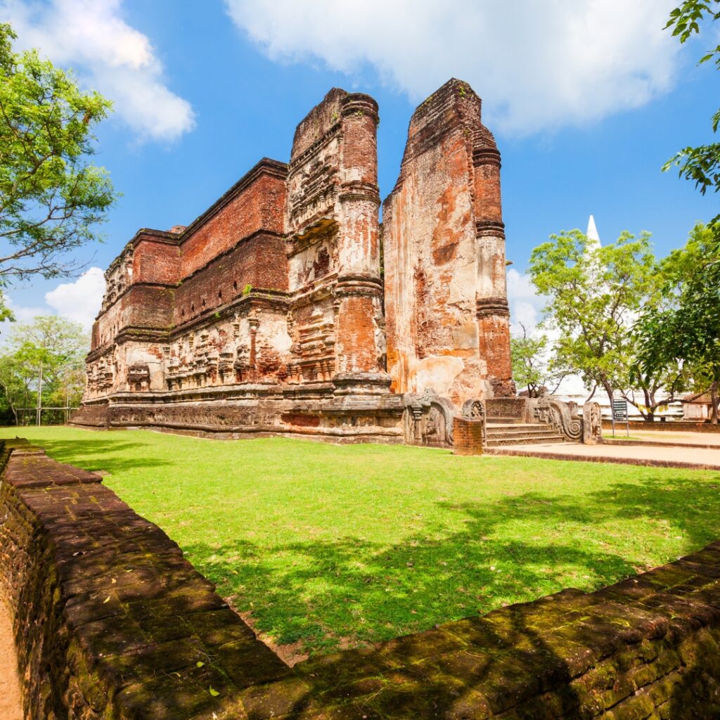 site archéologique de Polonnaruwa au Sri Lanka